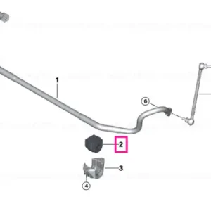 Reduceri Suport elastomer stabilizator D=25,2MM - BMW