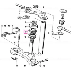 Rulment conic 28X52X16 - BMW Motorrad Calitate înaltă