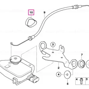 Curea elastică tensiune L=75MM - BMW Motorrad Lichidare de stoc