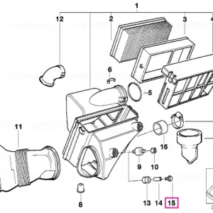 Ultima șansă Surub hexagonal cu saiba M6X35-U2-8.8 - BMW