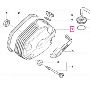 Reducere specială Capac supape magneziu, dreapta - BMW Motorrad