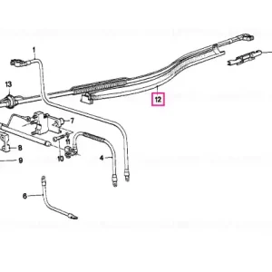 Reducere Protectie cablu baterie - BMW