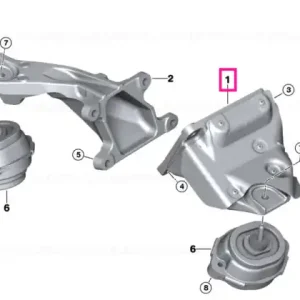 Suport motor, stanga - BMW X5 E53 Ofertă limitată