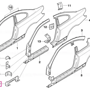 Suport panou lateral inferior dreapta - BMW Super ofertă