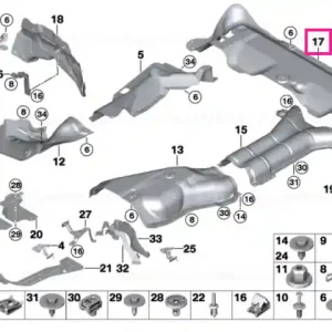 Izolator termic silentios spate - BMW Livrare expres