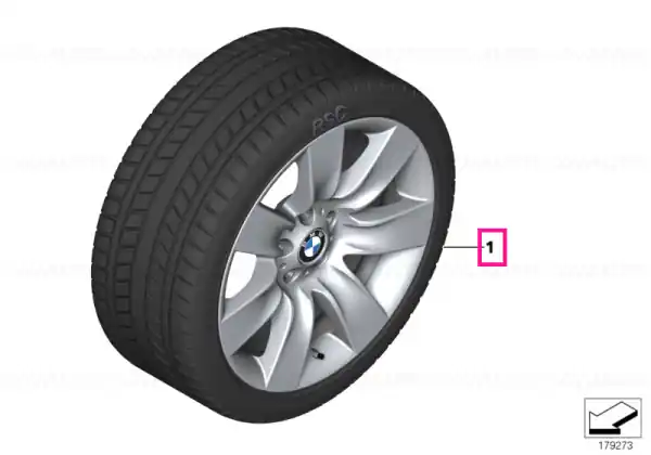 Reducere specială Roata aluminiu iarna 245/45R19 102V - BMW