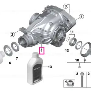 Schimbator final diferential I=3,85 - BMW Retur ușor