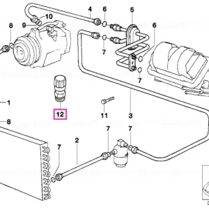 Insert supapă linie absorbție R134A - BMW Ofertă specială