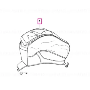 Rucsac rezervor, negru - BMW Motorrad Plată sigură