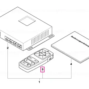 Telecomandă radio SETTOP-BOX - BMW Transport gratuit