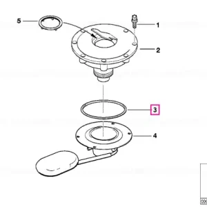 Inel O-ring 73X5,3 - BMW Motorrad Retur gratuit