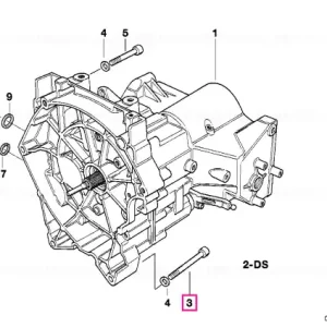 Șurub cilindric M8X75-8.8-ZNS3 - BMW Motorrad Popular