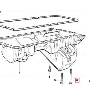 Șurub hex cu șaibă M6X100-Z1 - BMW Ieftin