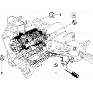 Reducere Garnitura arbore 20X35X5 - BMW Motorrad