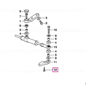 Chilipir Șurub cap cilindric M6X20 M 6X20 - BMW Motorrad