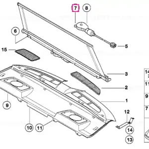 Disponibil imediat Șurub înecat M4X10 - BMW