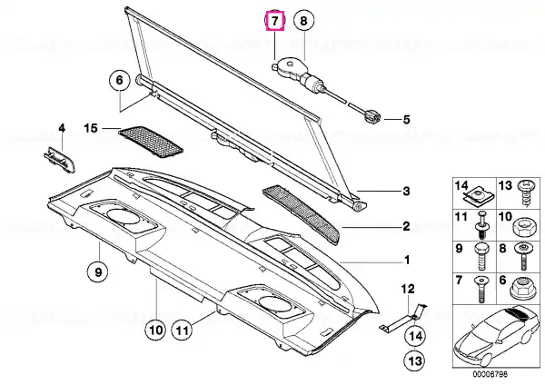 Disponibil imediat Șurub înecat M4X10 - BMW