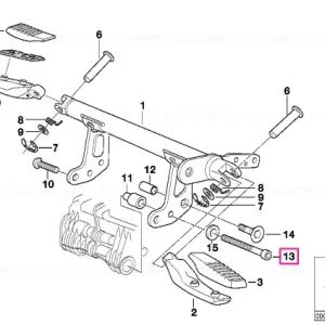 Șurub cilindric M8X195 - BMW Motorrad Livrare gratuită