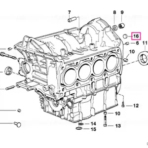 Capac de protecție D=16MM - BMW Discount