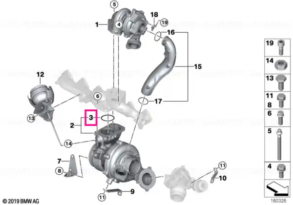 Doar azi Inel distantier - BMW