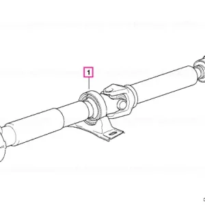 Ansamblu arbore antrenare SPEC:L=1709MM - BMW Retur gratuit