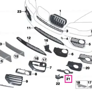 Bara decorativa dreapta - BMW Mai ieftin