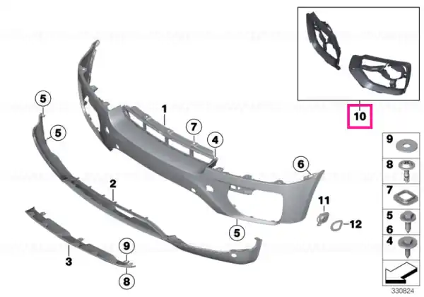 Kit reparatie bara fata - BMW Ofertă de sezon