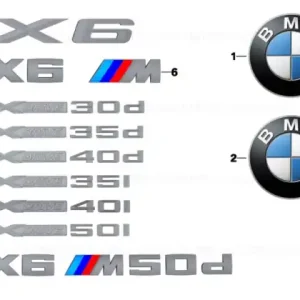 Inscriptie X DRIVE 50I - BMW Popular
