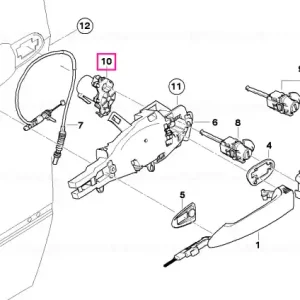 Expediere rapidă Adaptor stanga - BMW