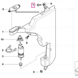 Doar azi Surub hexagonal M6X16 - BMW - Mini