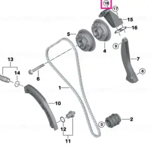 Premium Surub hexagonal cu roseta M6X70-Z1-PHR - BMW