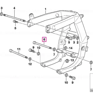 Reducere Șurub cilindric M10X1,25X240 - BMW Motorrad