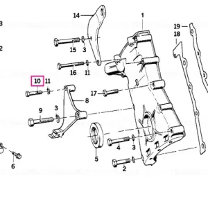 Cumpără online Surub hexagonal cu flansa M6X55 - BMW