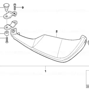 Şurub conic M8X40 - BMW Motorrad Plată securizată