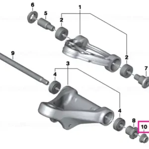 Piuliţă hexagonală M14X1,5 - BMW Motorrad Reducere de preț