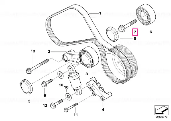 Reducere specială Șurub hexagonal M10X60-ZNNIV SI - BMW