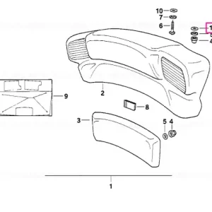 Livrare expres Inel O-ring 5X1,8 - BMW Motorrad