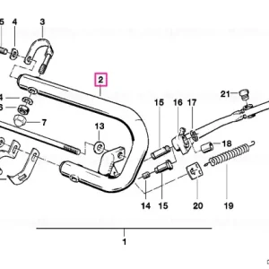 Bară de protecție dreapta CHROM - BMW Motorrad Bestseller