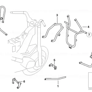 Cel mai bun preț Bară protecție stânga CR - BMW Motorrad