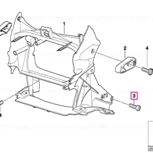 Șurub cap oval cu blocare M6X16 - BMW Motorrad Ofertă exclusivă