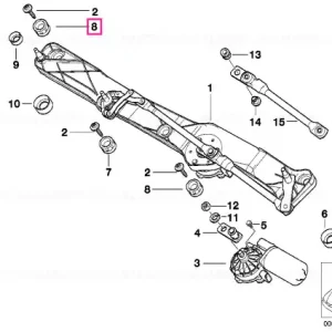 Preț mic Bucșă rulment gaură rotundă D=12 - BMW