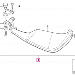 Doar azi Set protector mână - BMW Motorrad