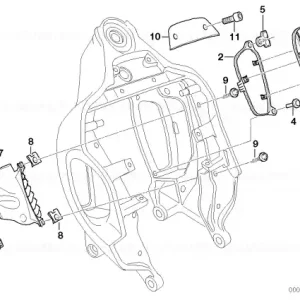 Doar azi Grilă intrare stânga CR - BMW Motorrad