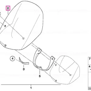 Parbriz mare - BMW Motorrad Livrare gratuită