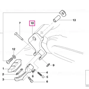Bestseller Suport rezemare stanga spate - BMW Motorrad