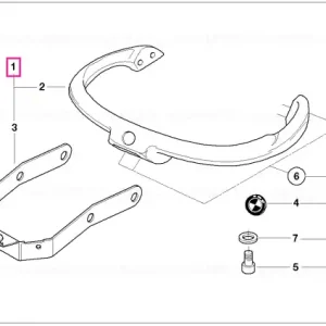Sina scaun pasager mare - BMW Motorrad Reducere