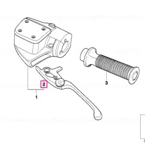 Maneta ambreiaj crom - BMW Motorrad Reducere extra