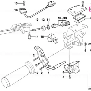 Preț mic Capac unitate maner crom - BMW Motorrad