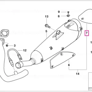 Ofertă limitată Acoperire spate crom - BMW Motorrad