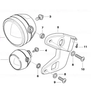 Lampă fascicul scurt SAE - BMW Motorrad Reducere